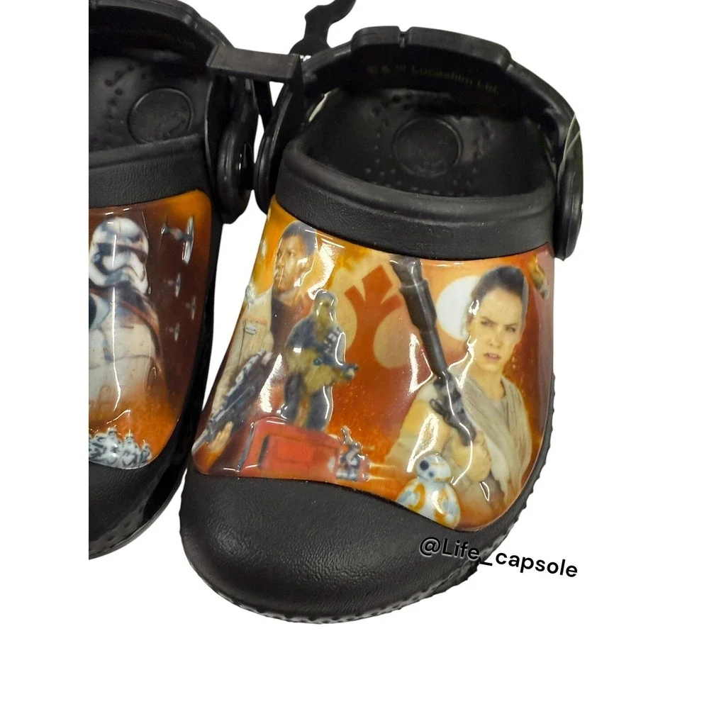 Size C4-5C Crocs STAR WARS Clog Disney Croslite Slip-On Clog Kids 202172-90H NWT